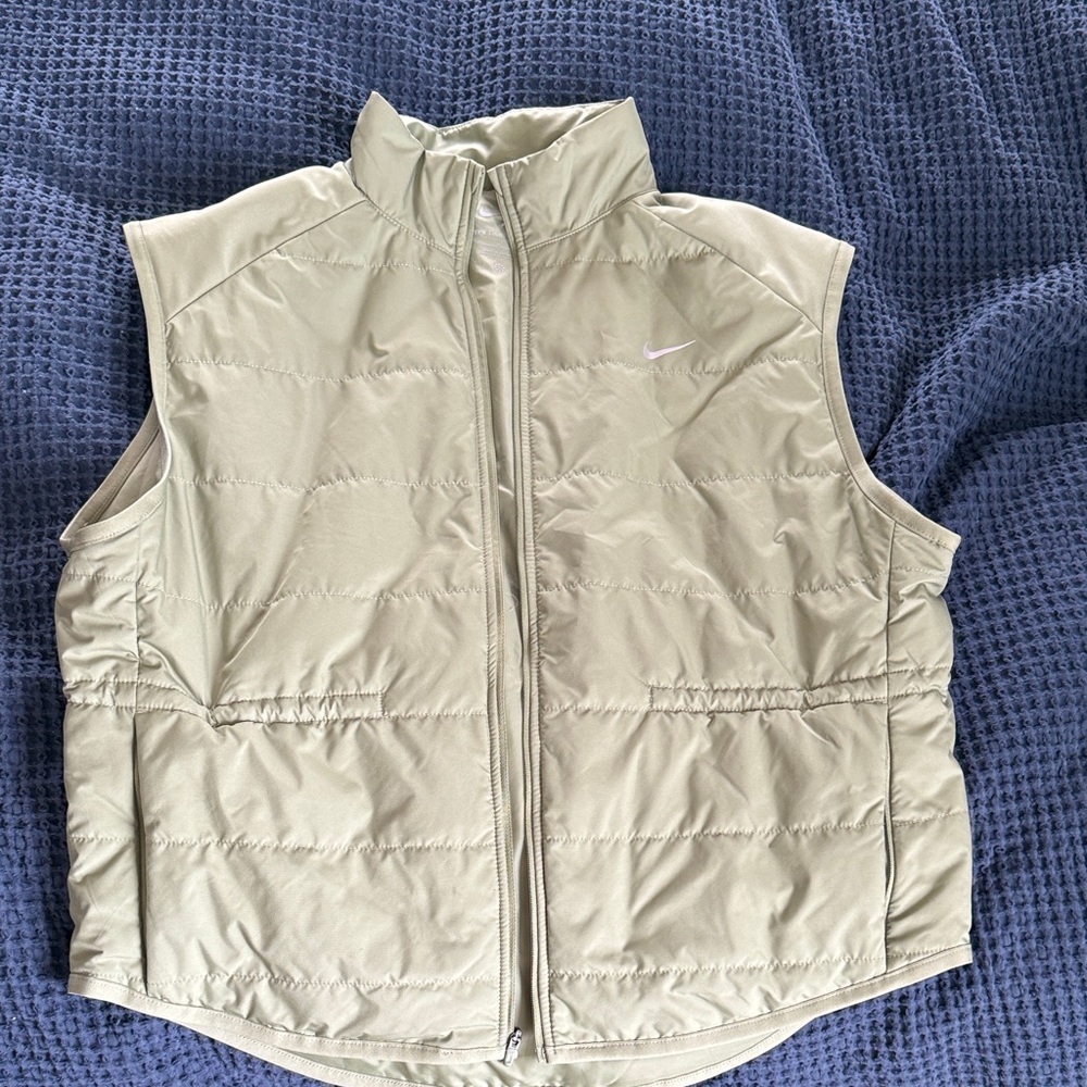 Nike Sage Green Quilted Vest